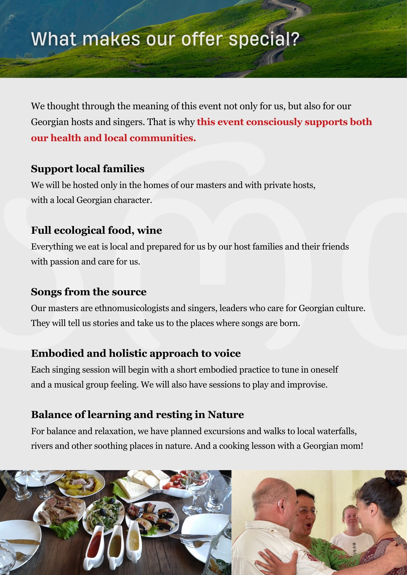 Why our offer is so special?